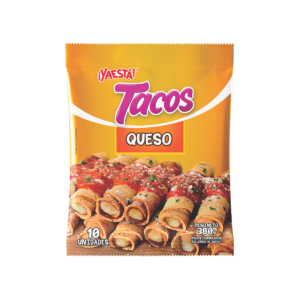 TACOS YAESTA PAQUETE QUESO 10 U.