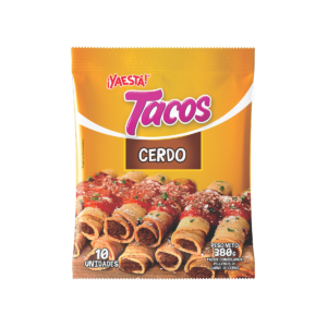 TACOS YAESTA SABOR CERDO 10U PAQUETES